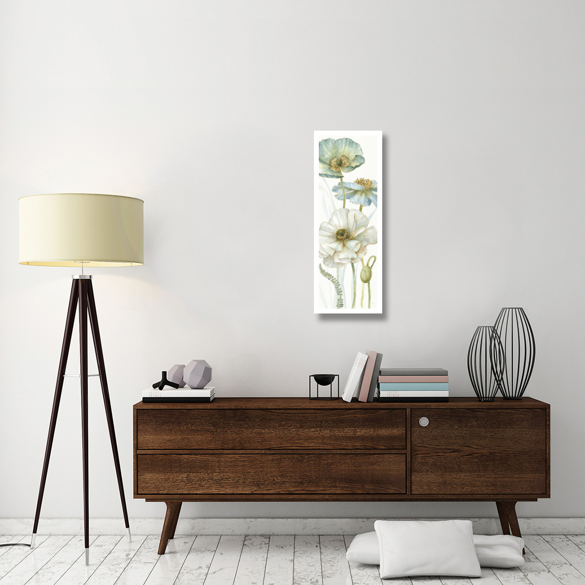 My Greenhouse Flowers VIII Crop -Paper Art-14&quotx38"