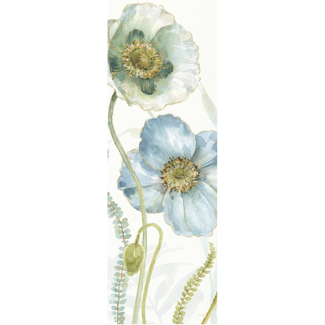 My Greenhouse Flowers IX Crop -Paper Art-14&quotx38"