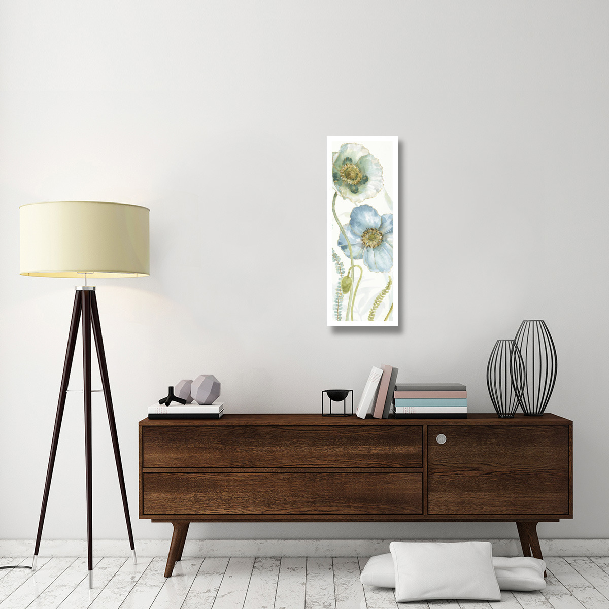 My Greenhouse Flowers IX Crop -Paper Art-14&quotx38"
