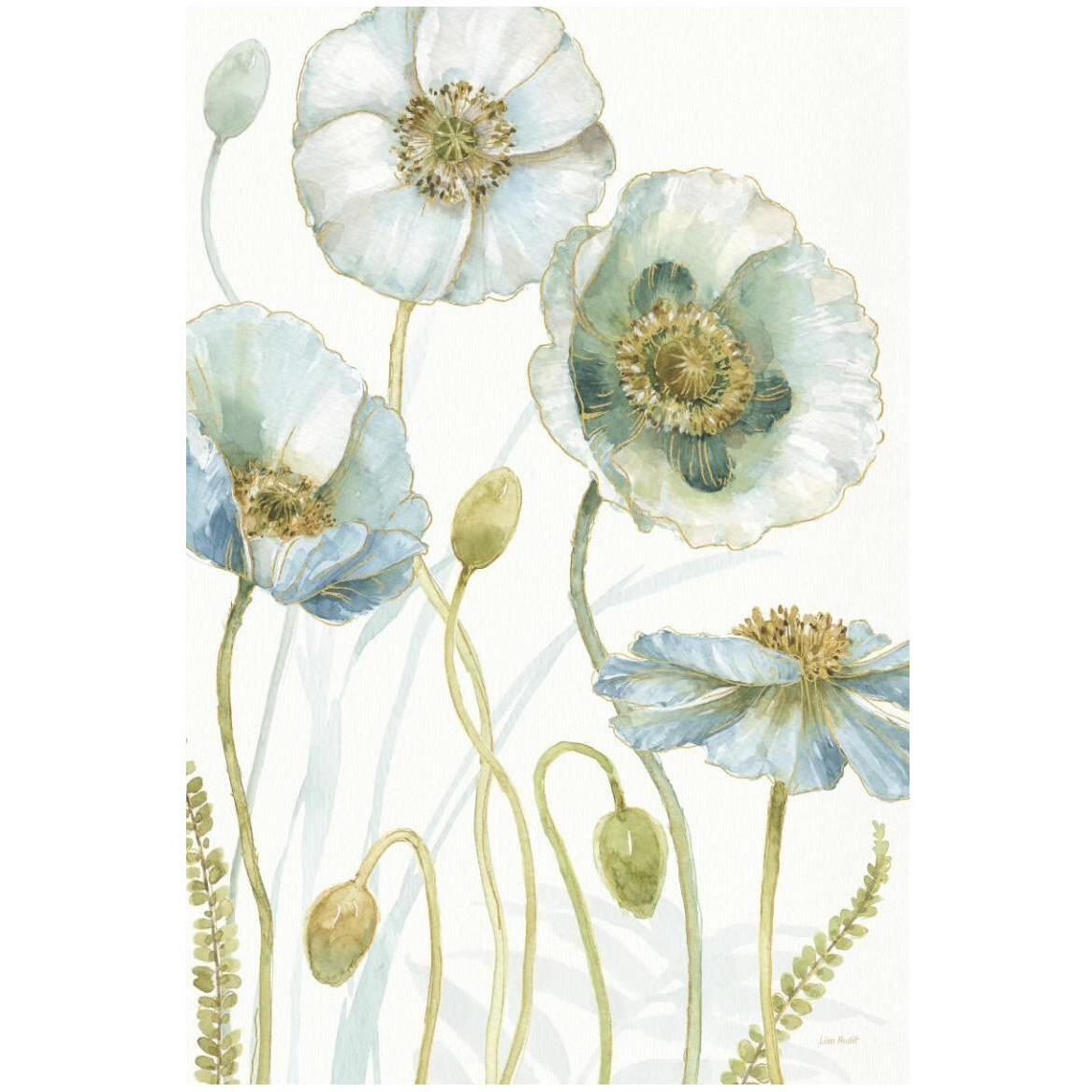 My Greenhouse Flowers VII Crop -Paper Art-34&quotx50"