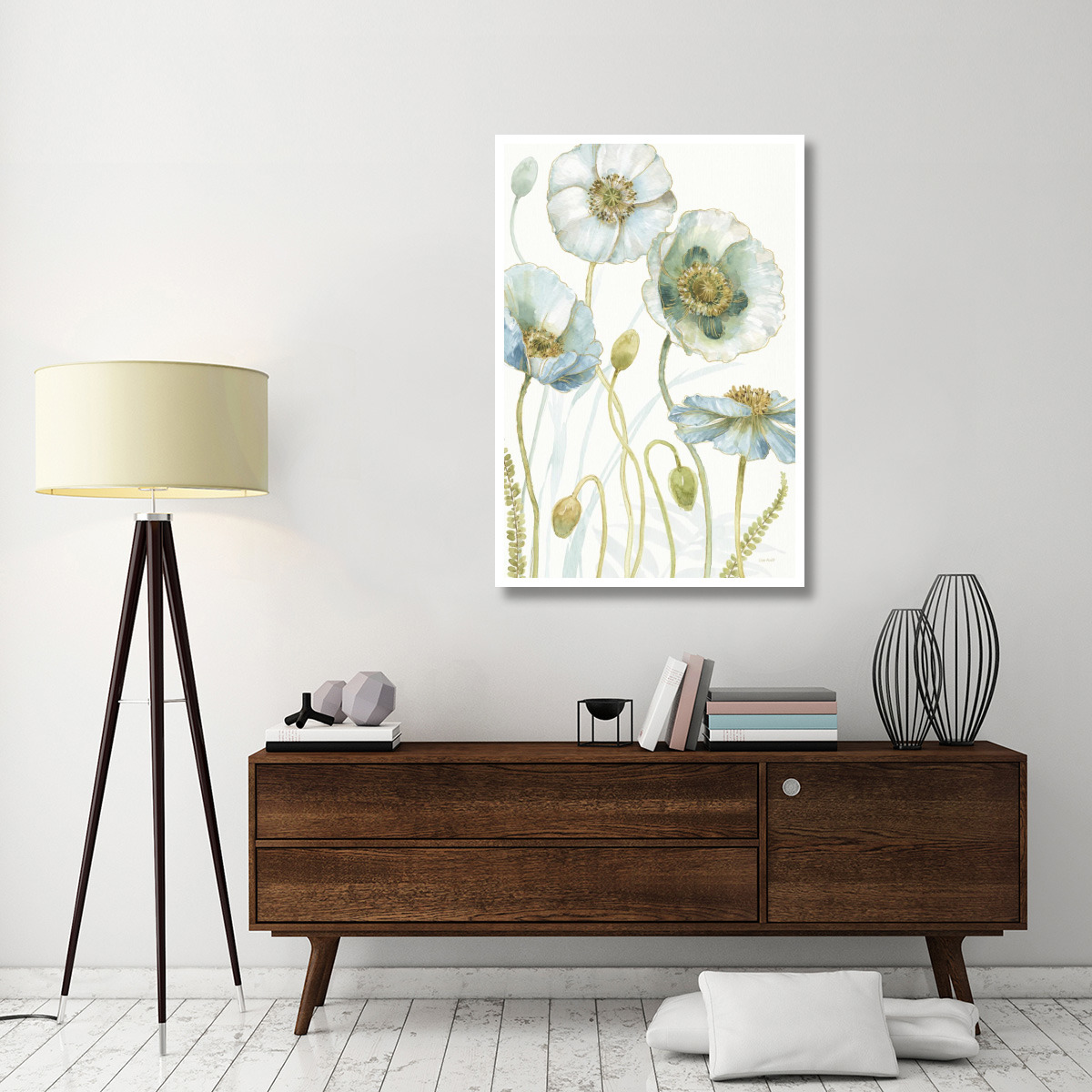 My Greenhouse Flowers VII Crop -Paper Art-34&quotx50"