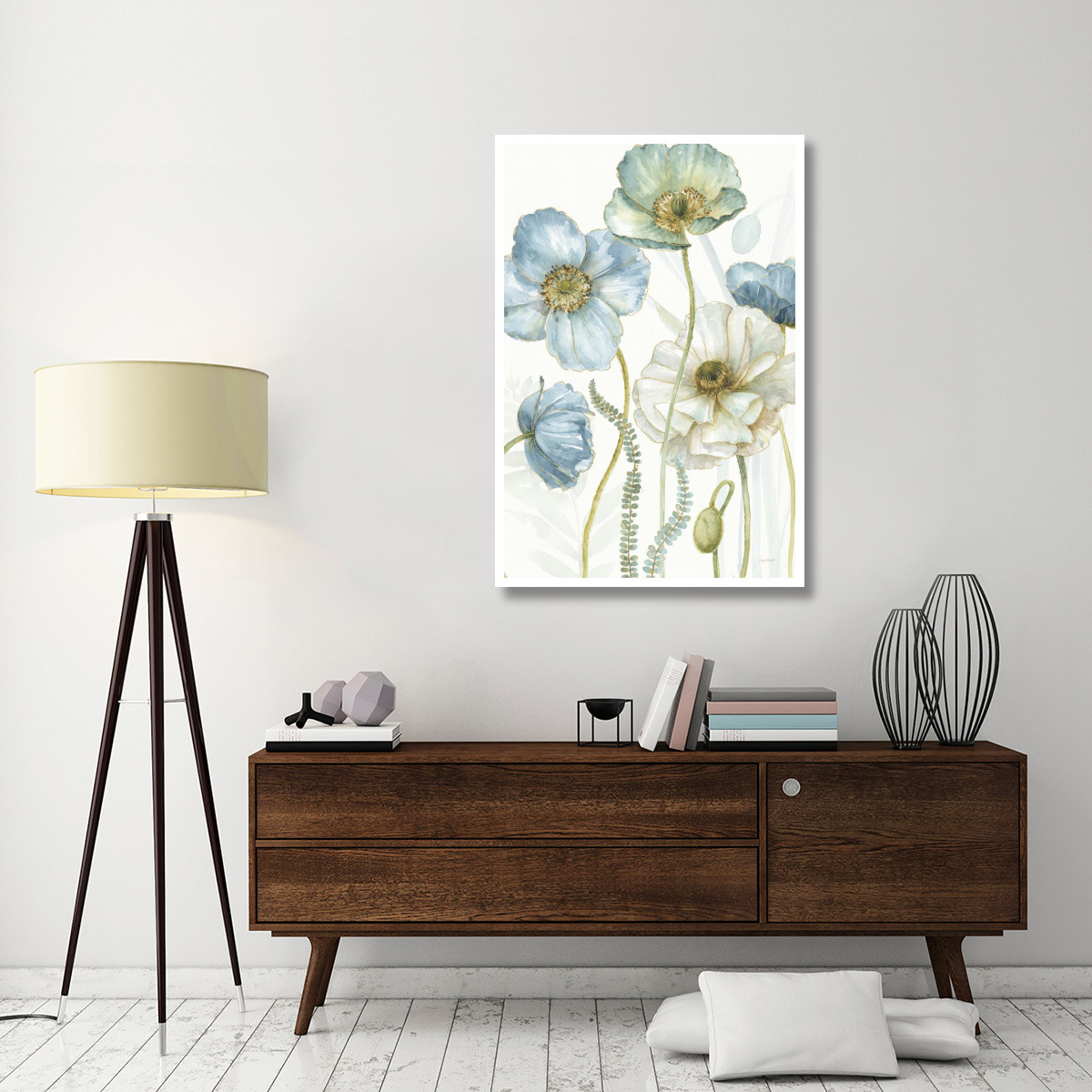 My Greenhouse Flowers VI Crop -Paper Art-34&quotx50"