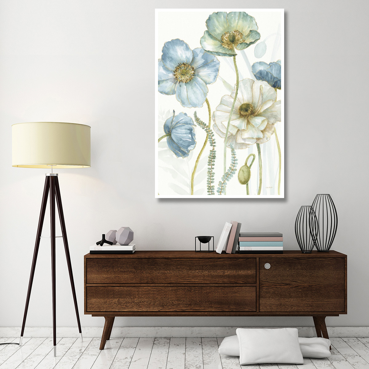 My Greenhouse Flowers VI Crop -Paper Art-42&quotx62"