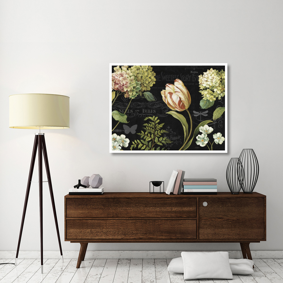 Mothers Treasures III Dark -Paper Art-50&quotx38"