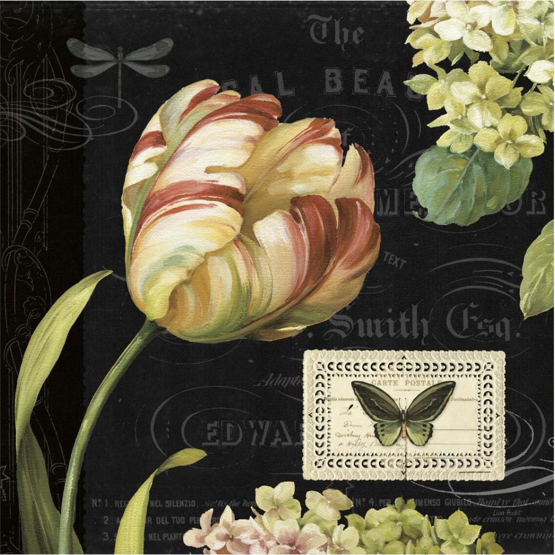 Mothers Treasures I Dark -Paper Art-38&quotx38"