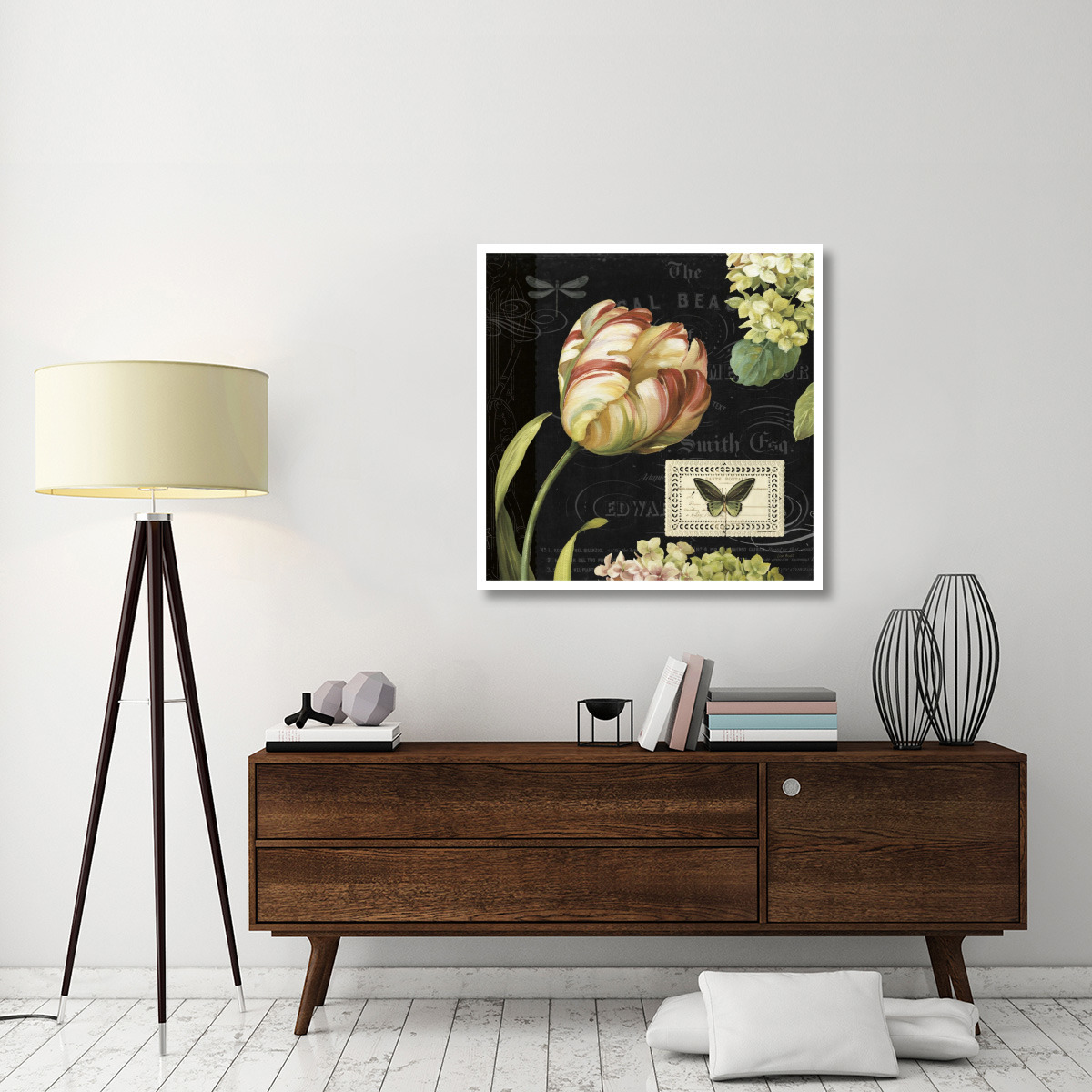 Mothers Treasures I Dark -Paper Art-38&quotx38"