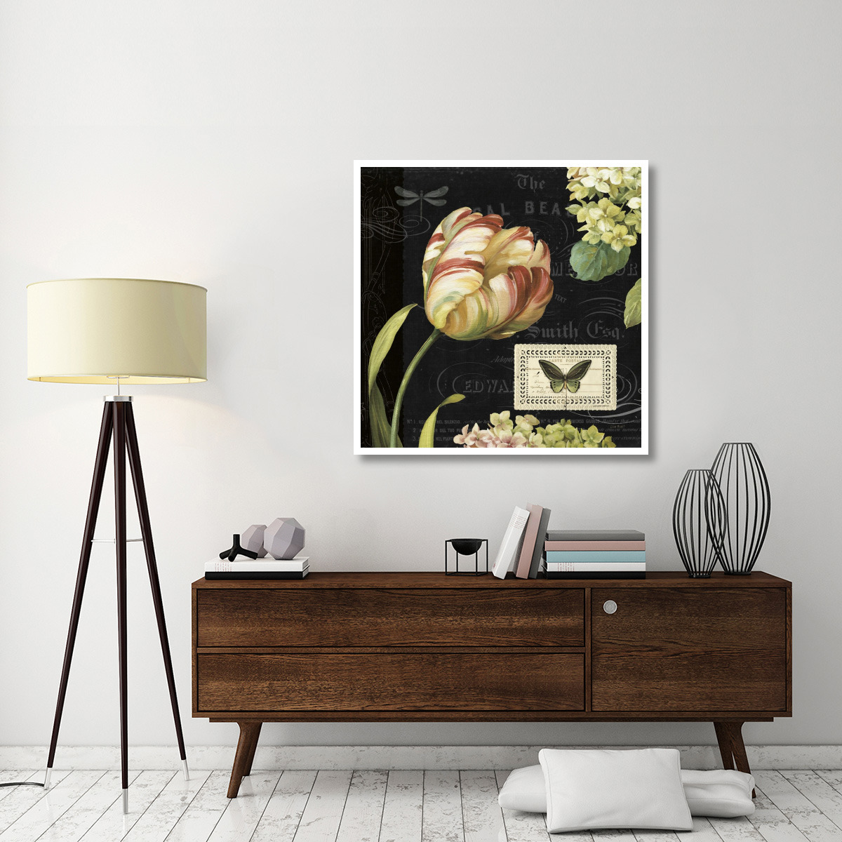 Mothers Treasures I Dark -Paper Art-42&quotx42"