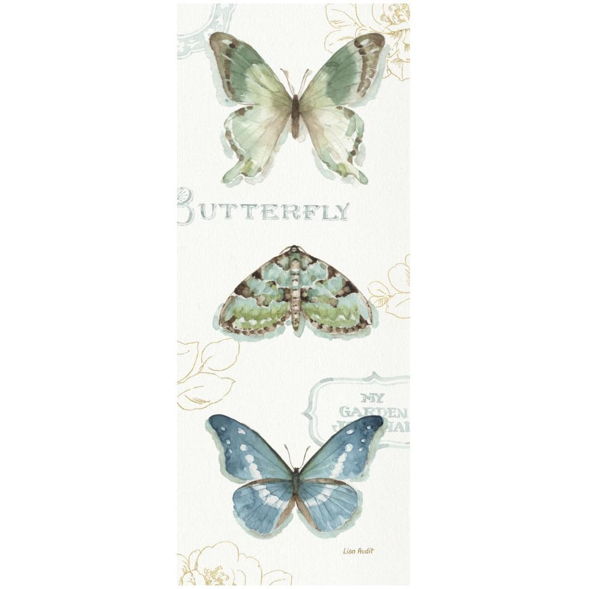 My Greenhouse Butterflies VI -Paper Art-22&quotx52"