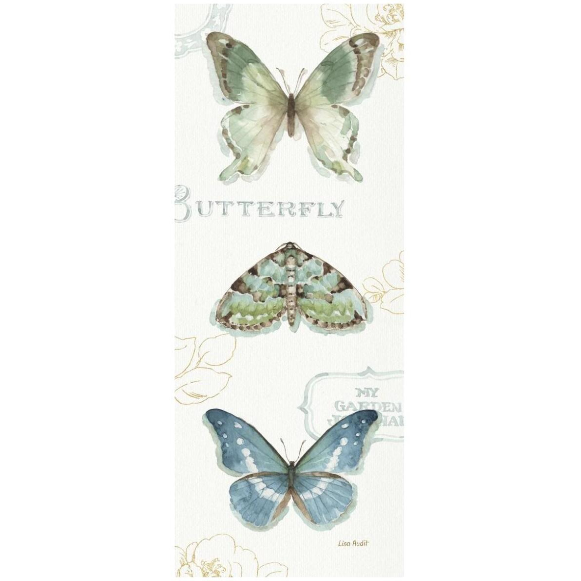 My Greenhouse Butterflies VI -Paper Art-32&quotx77"