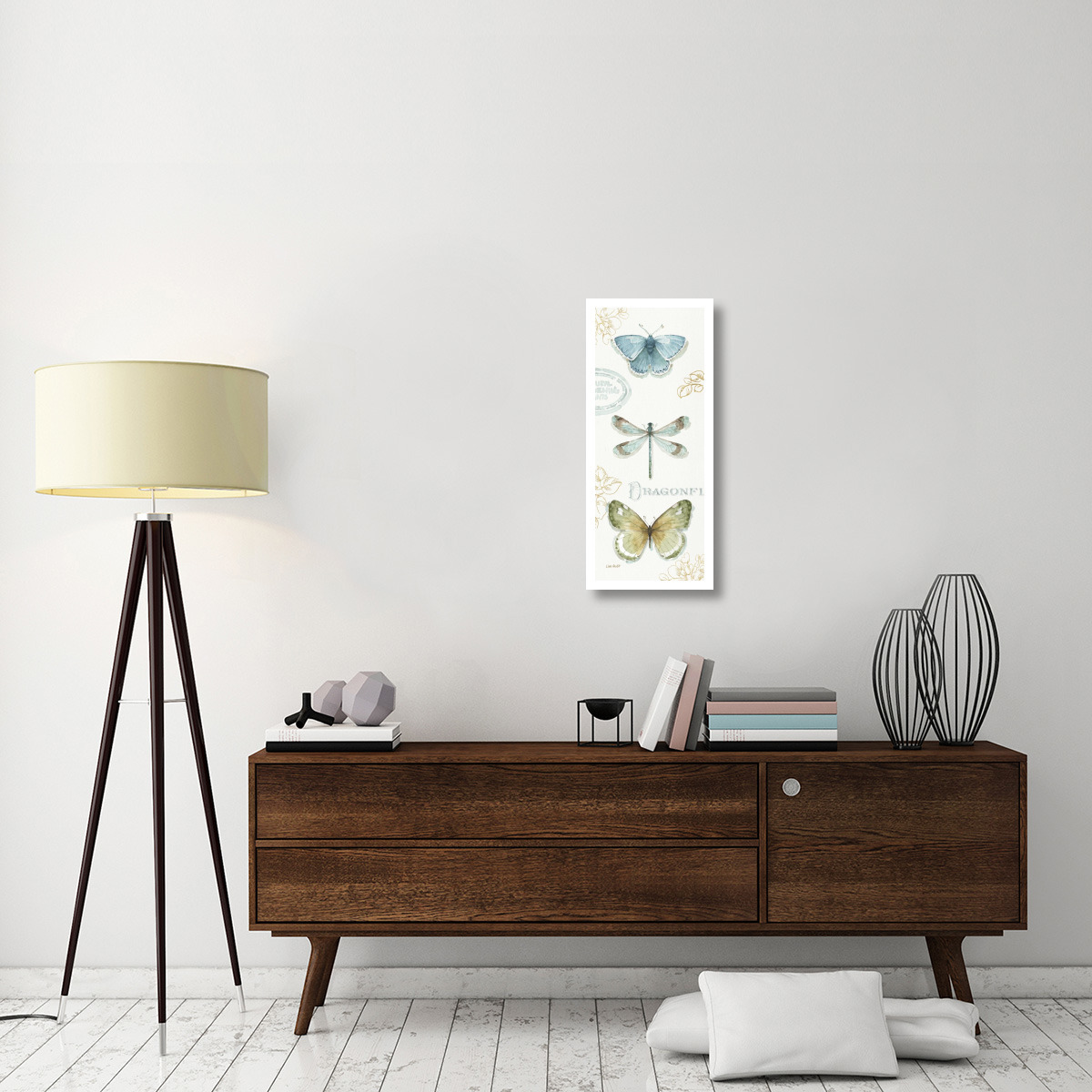 My Greenhouse Butterflies V -Paper Art-14&quotx32"