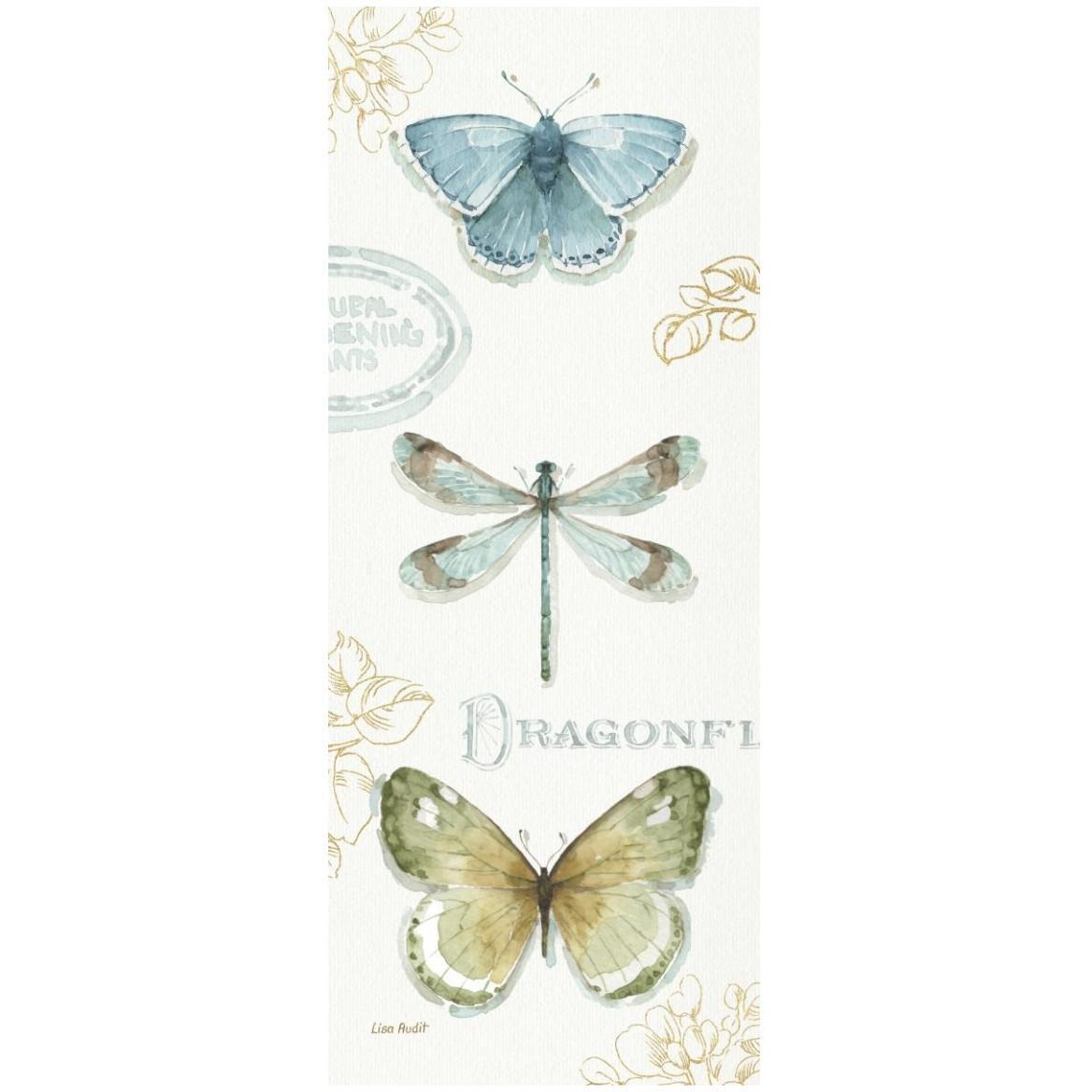 My Greenhouse Butterflies V -Paper Art-22&quotx52"