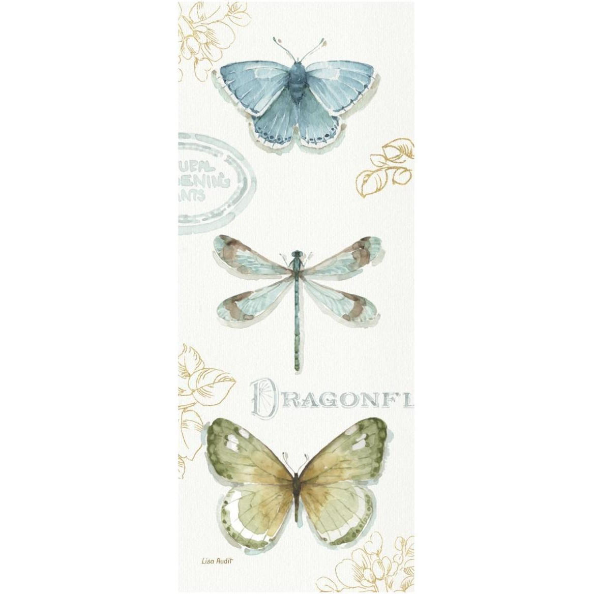 My Greenhouse Butterflies V -Paper Art-26&quotx62"