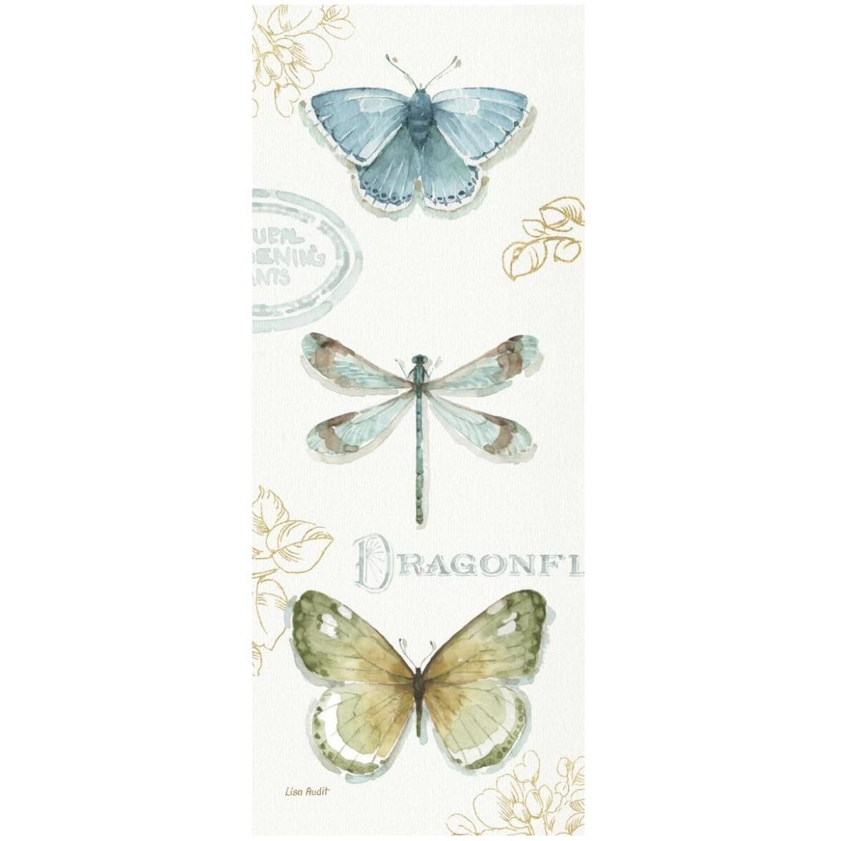 My Greenhouse Butterflies V -Paper Art-32&quotx77"