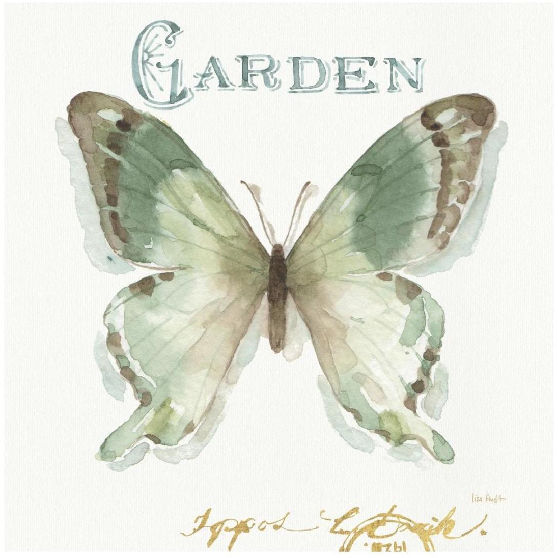 My Greenhouse Butterflies III -Paper Art-20&quotx20"