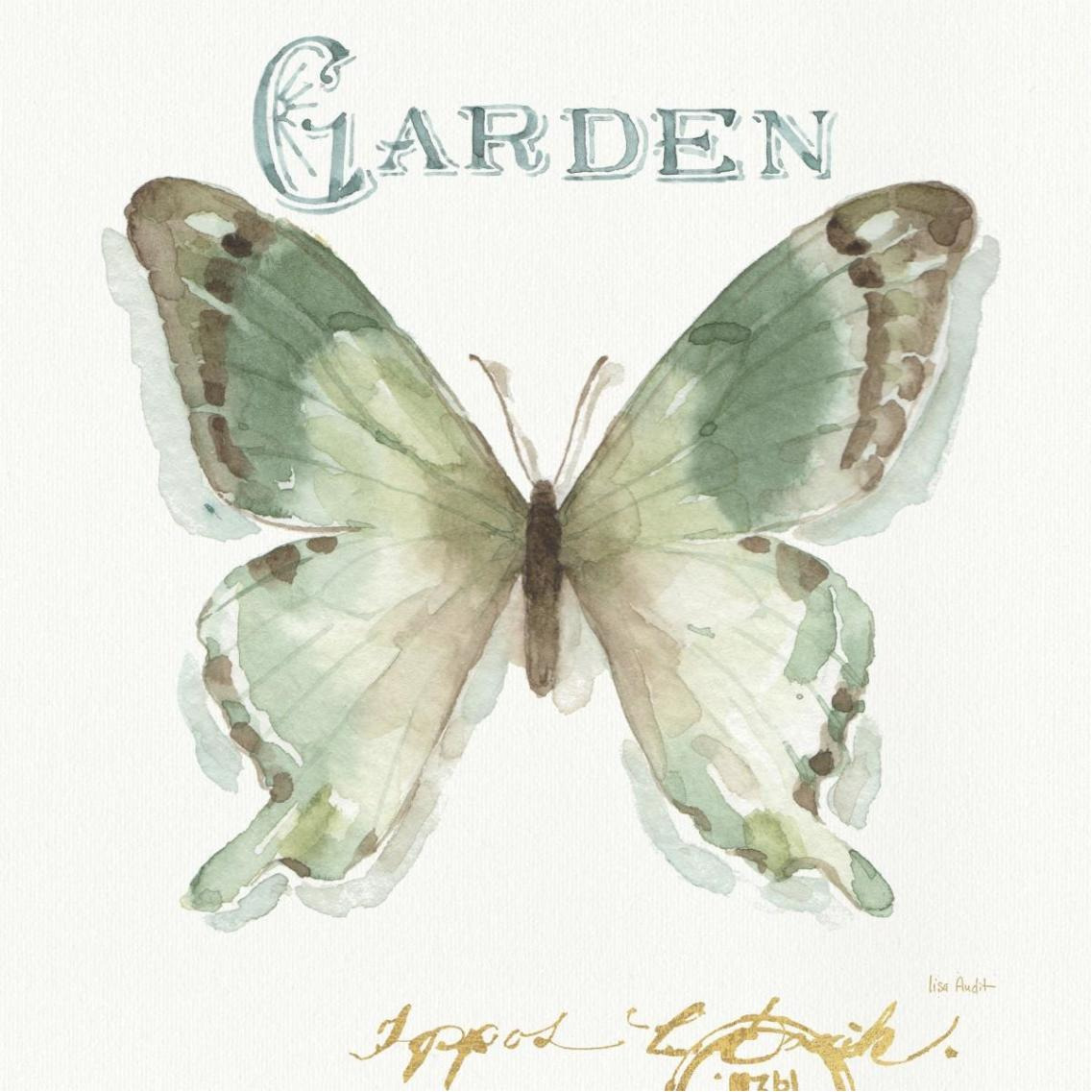 My Greenhouse Butterflies III -Paper Art-38&quotx38"