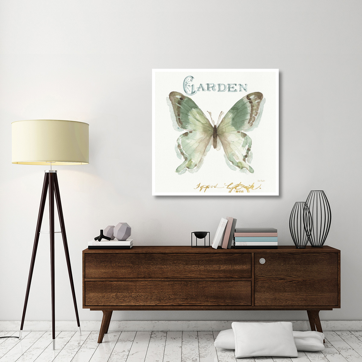 My Greenhouse Butterflies III -Paper Art-42&quotx42"