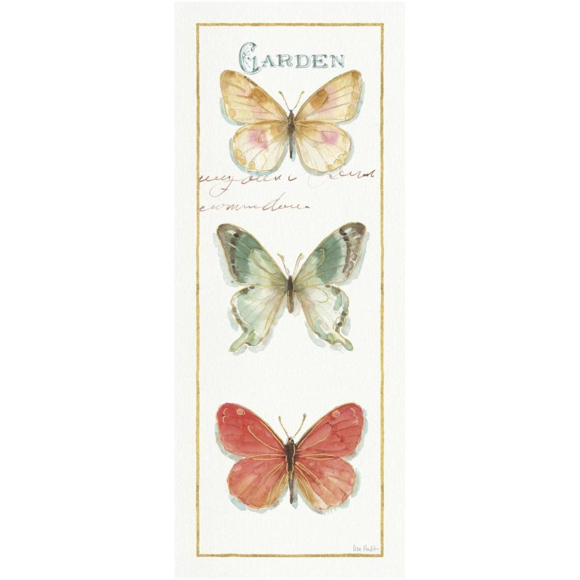 Rainbow Seeds Butterflies II -Paper Art-26&quotx62"