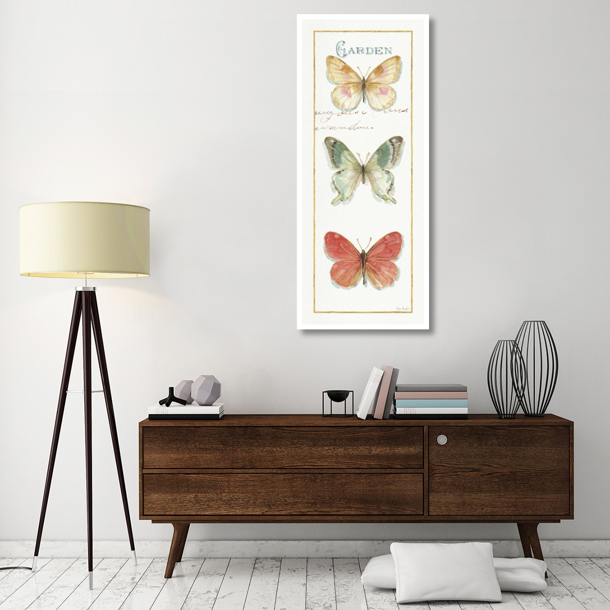 Rainbow Seeds Butterflies II -Paper Art-26&quotx62"