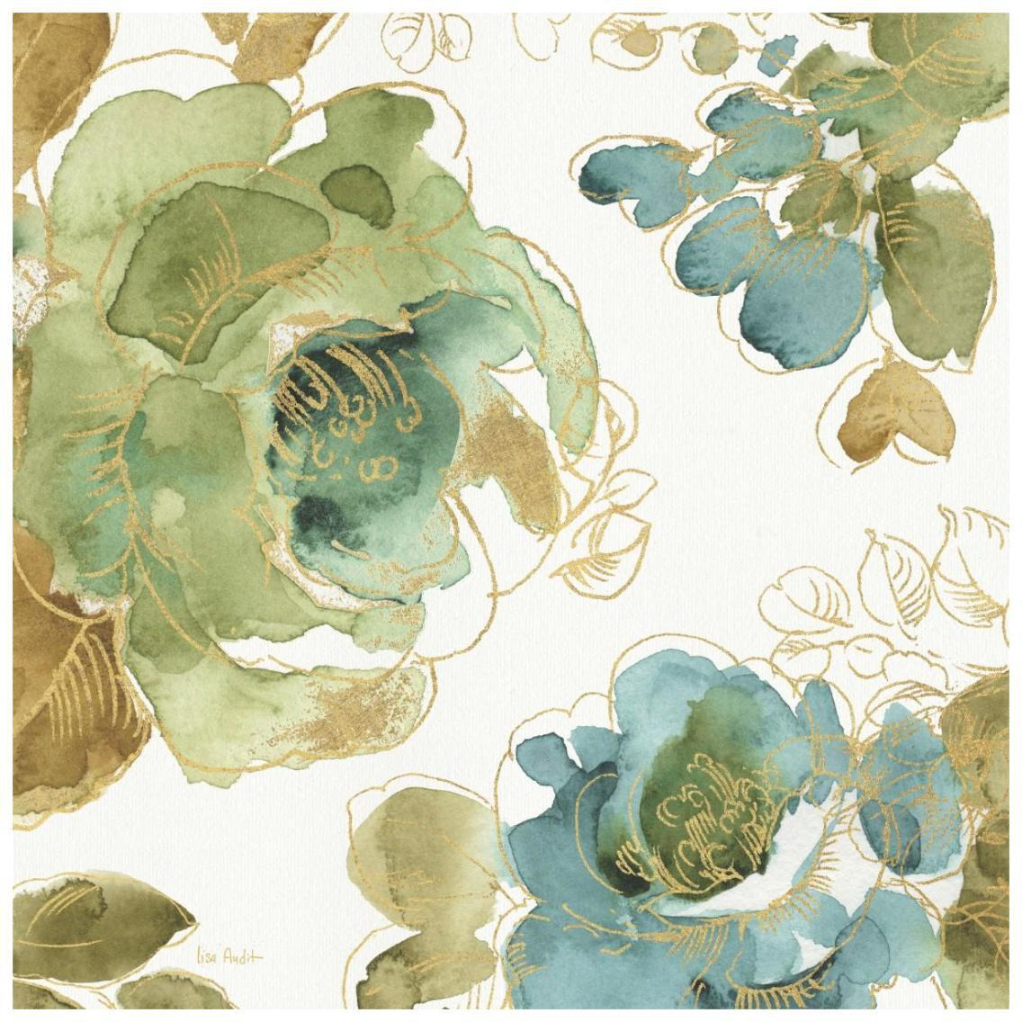 My Greenhouse Roses II -Paper Art-26&quotx26"