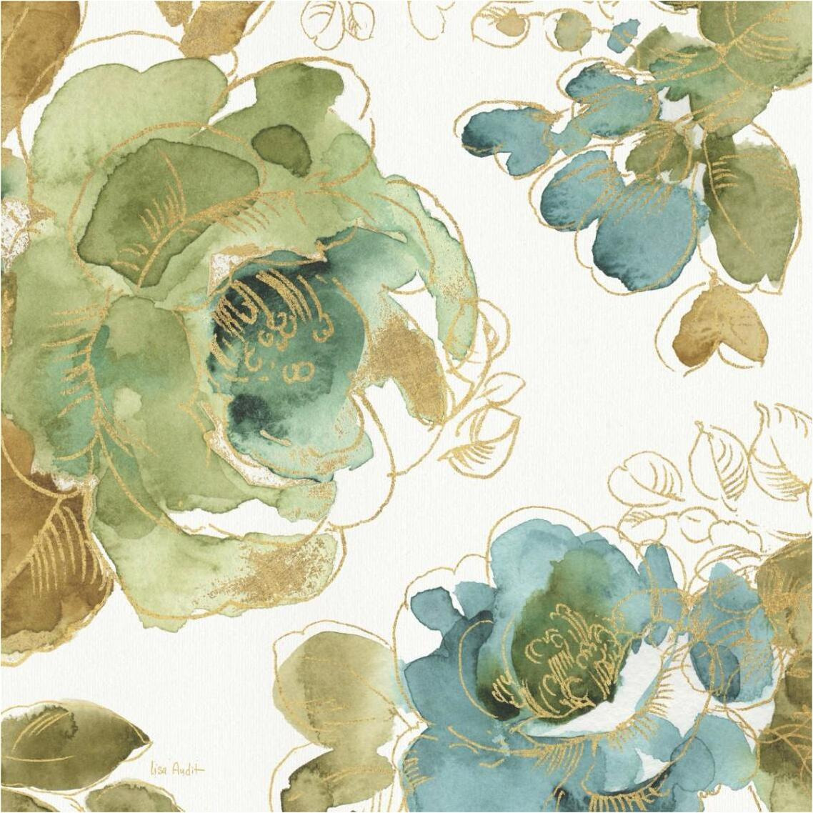 My Greenhouse Roses II -Paper Art-38&quotx38"