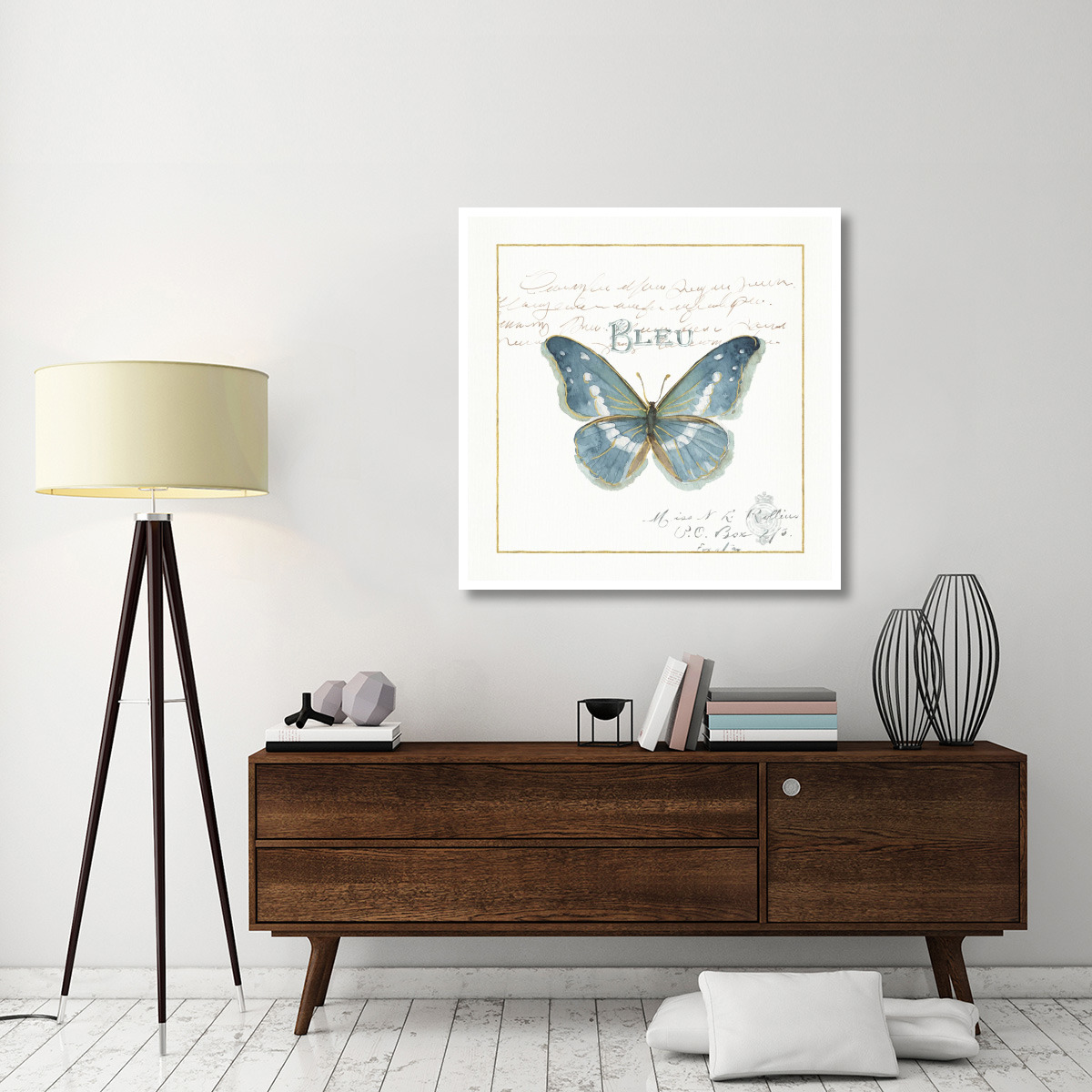Rainbow Seeds Butterflies V -Paper Art-42&quotx42"
