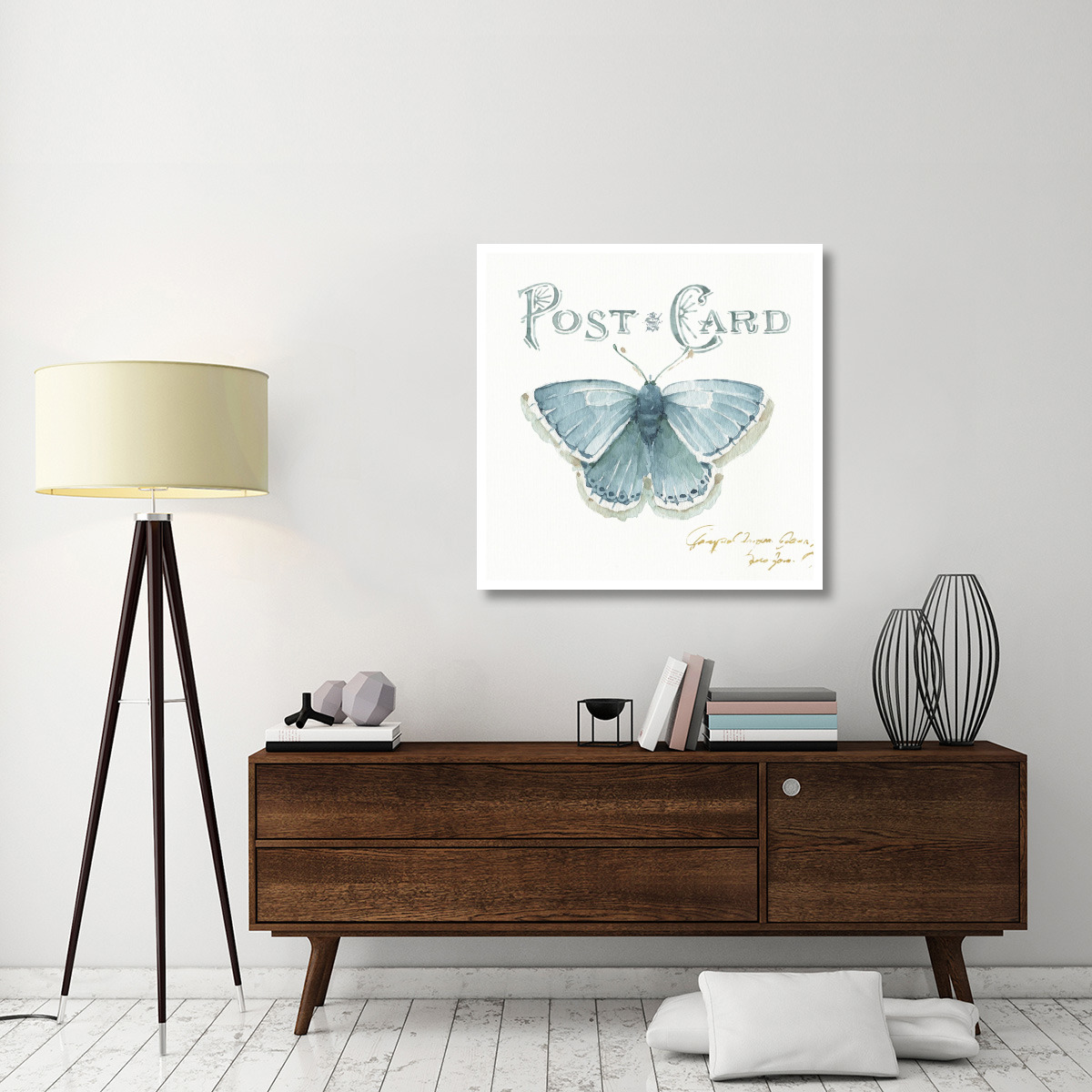My Greenhouse Butterflies I -Paper Art-38&quotx38"