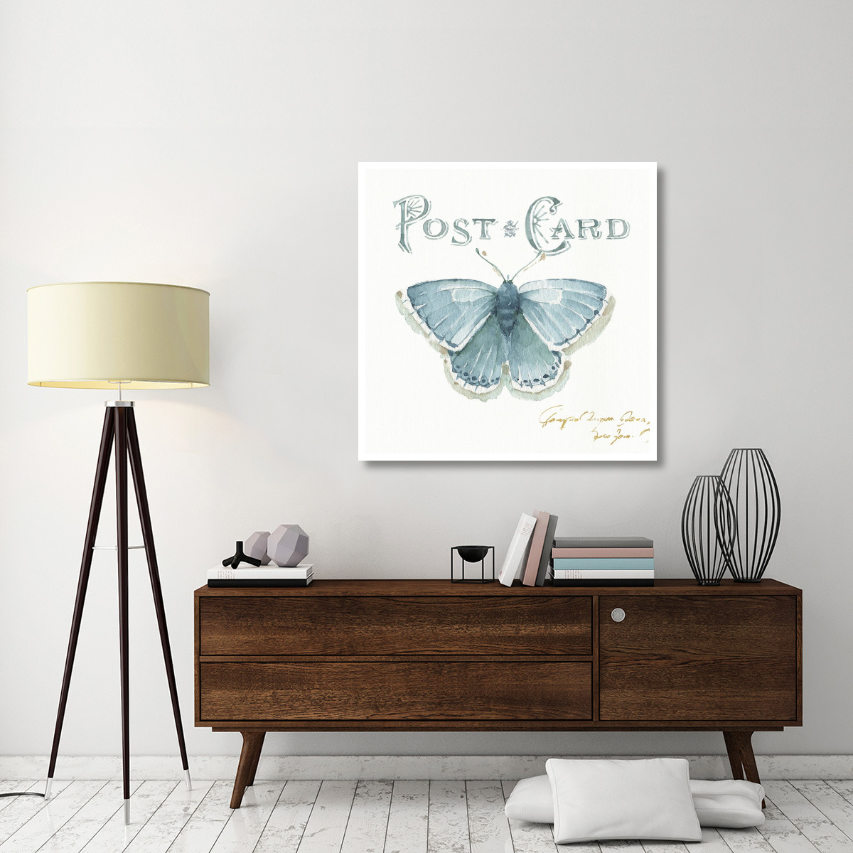 My Greenhouse Butterflies I -Paper Art-42&quotx42"