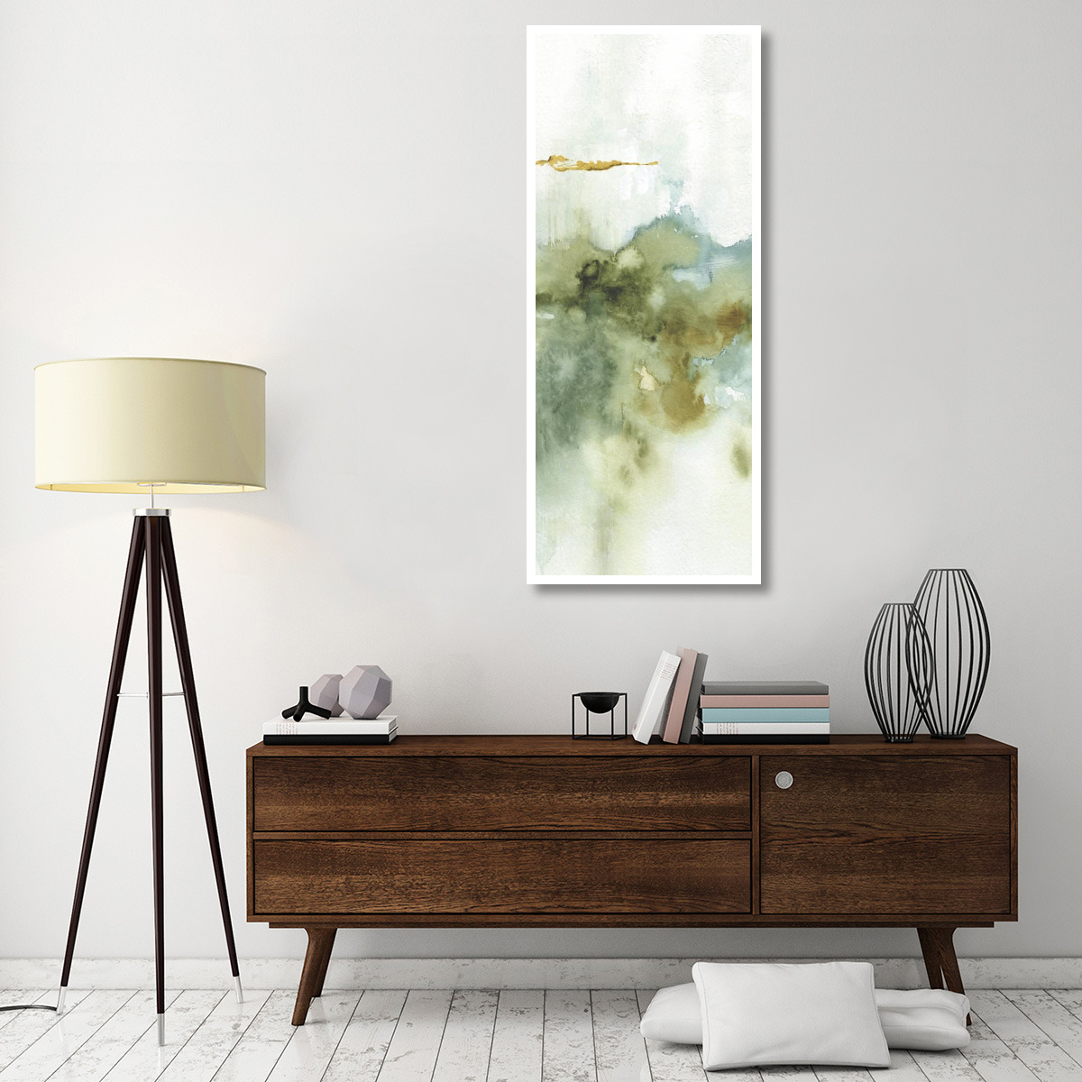 My Greenhouse Abstract V -Paper Art-26&quotx62"