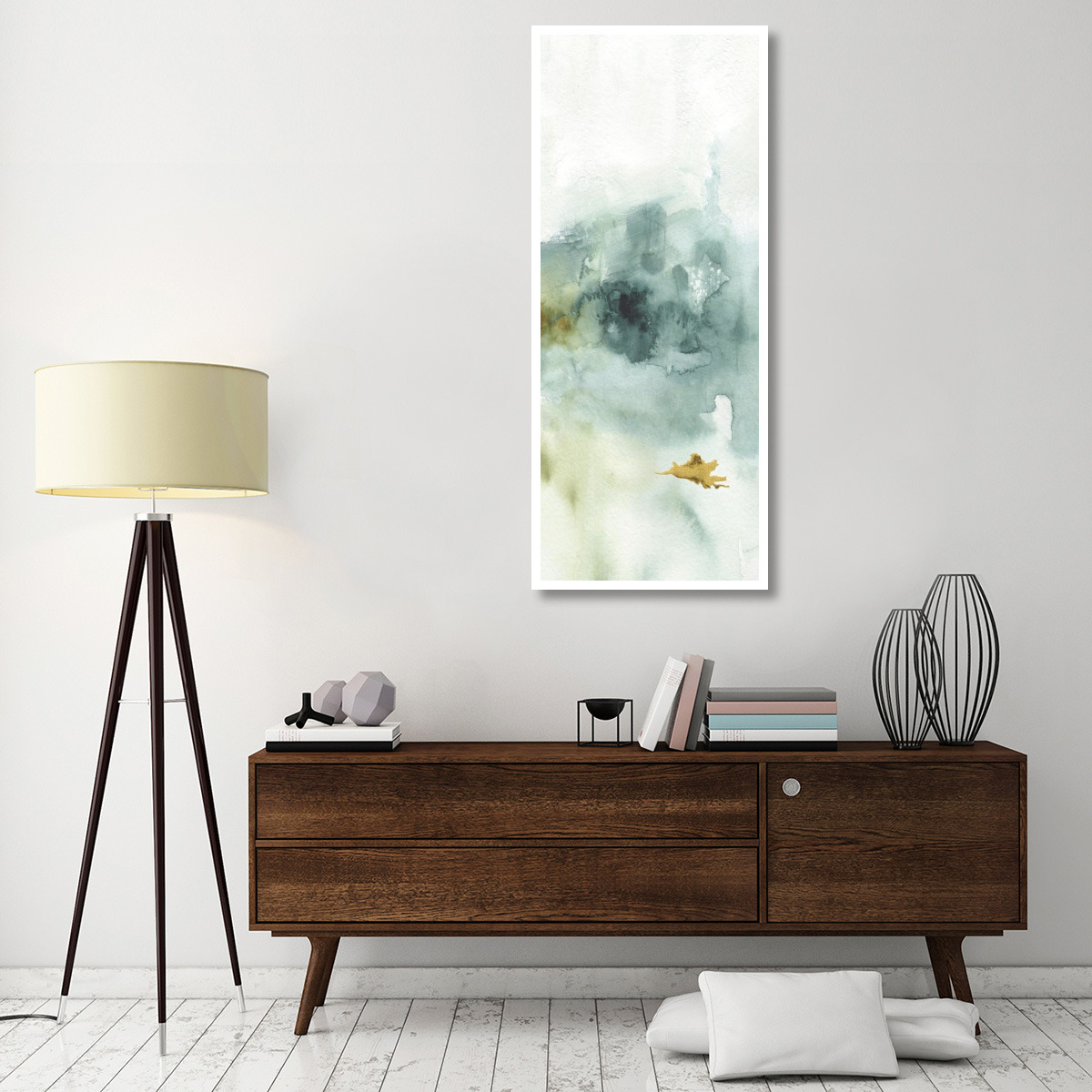 My Greenhouse Abstract VI -Paper Art-26&quotx62"