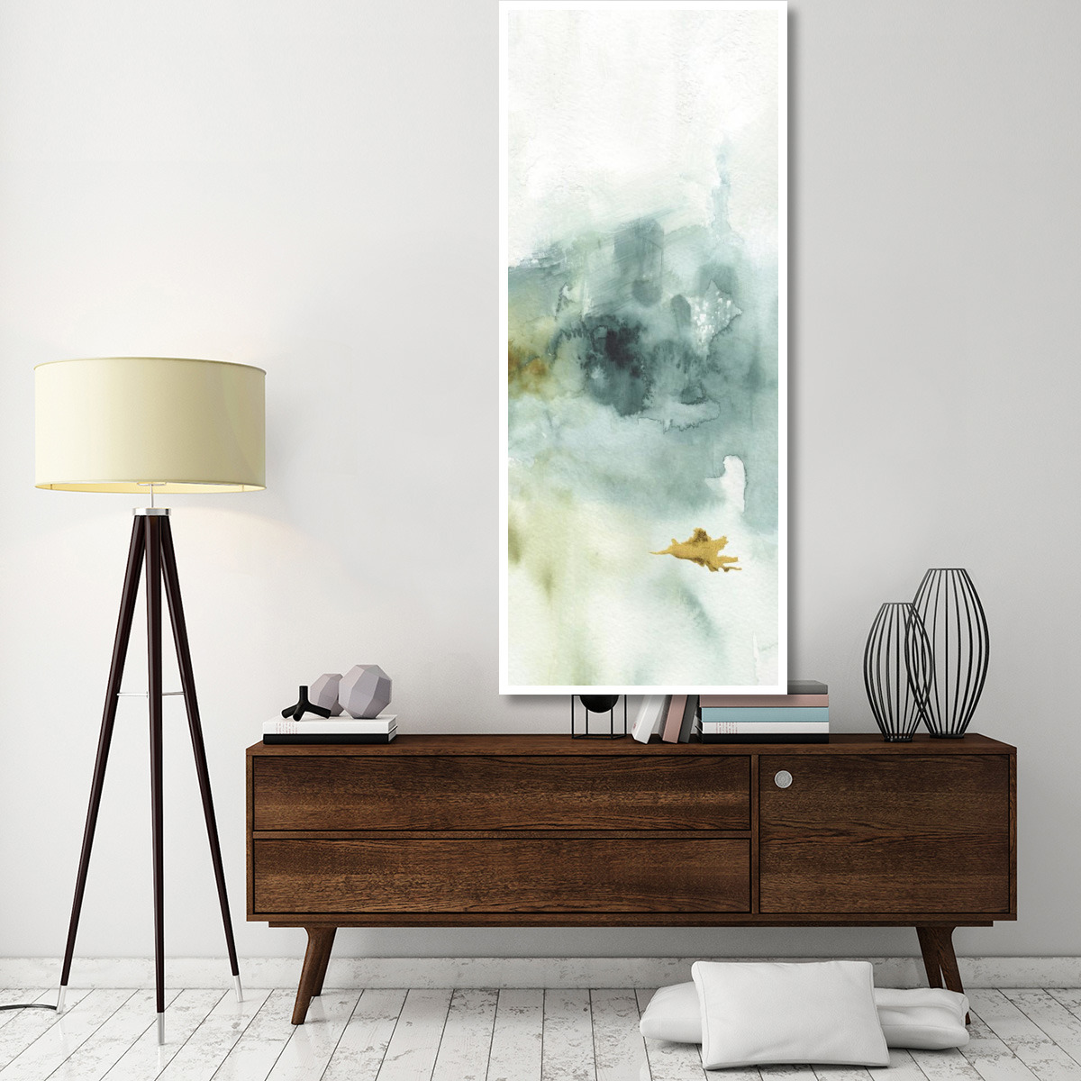 My Greenhouse Abstract VI -Paper Art-32&quotx77"