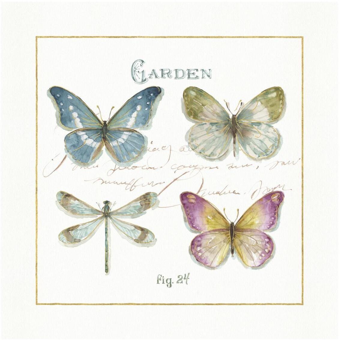 Rainbow Seeds Butterflies IV -Paper Art-32&quotx32"
