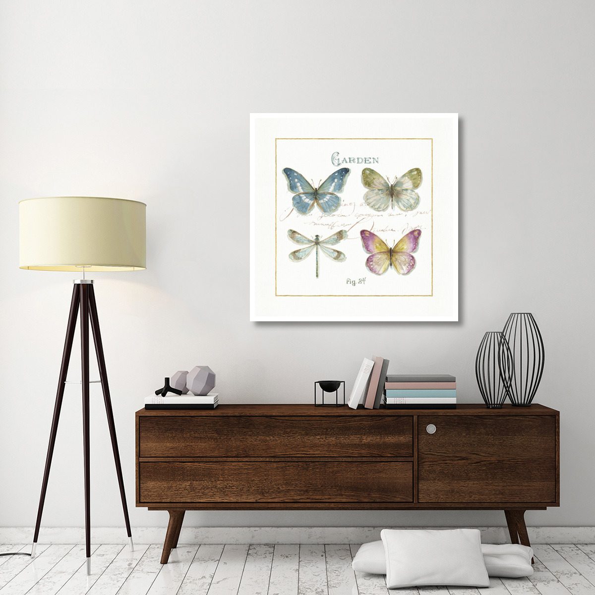 Rainbow Seeds Butterflies IV -Paper Art-42&quotx42"