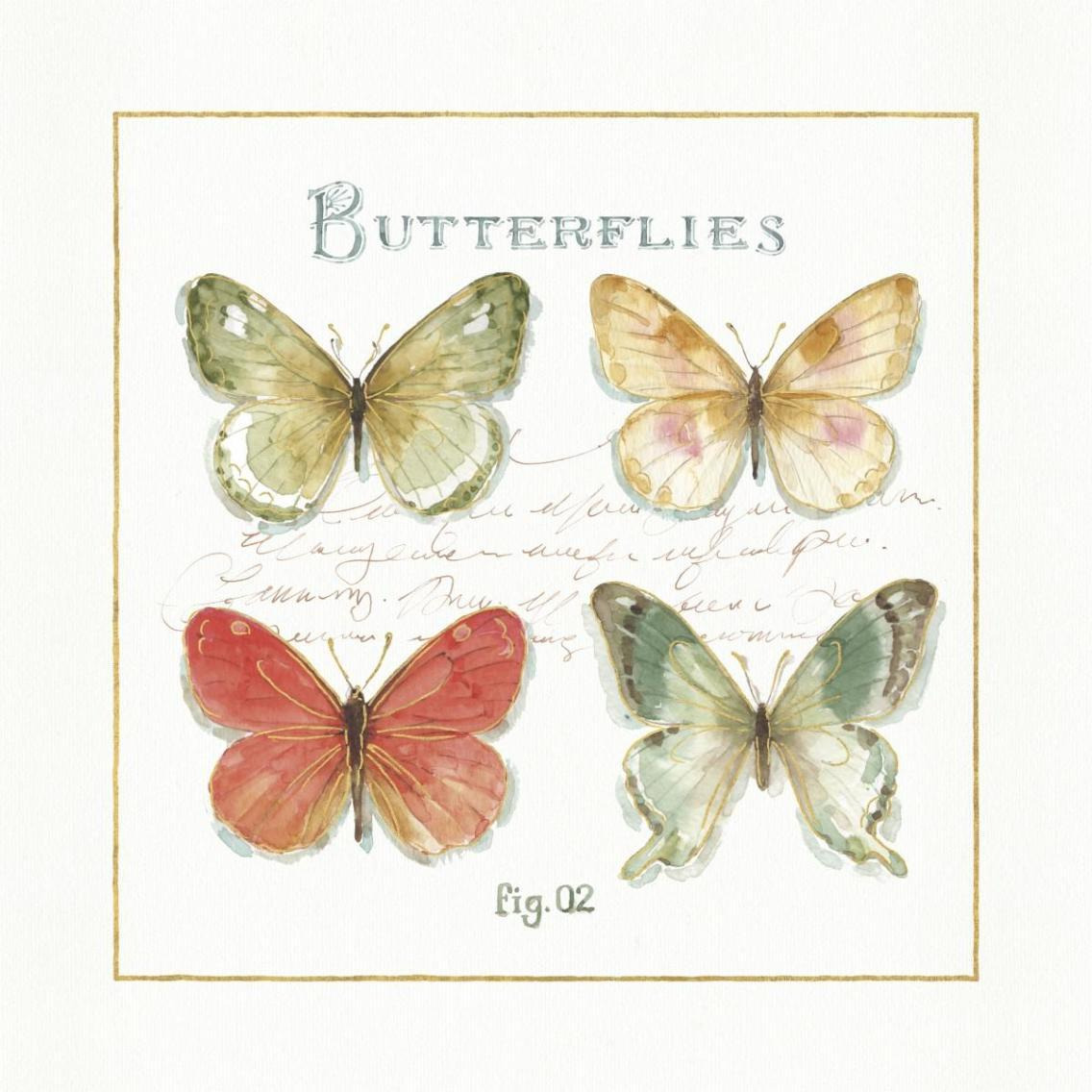 Rainbow Seeds Butterflies III -Paper Art-38&quotx38"