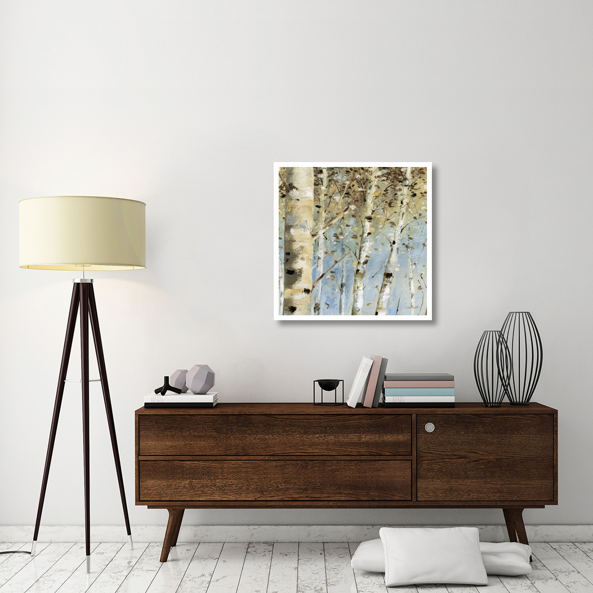 White Forest IV -Paper Art-32&quotx32"