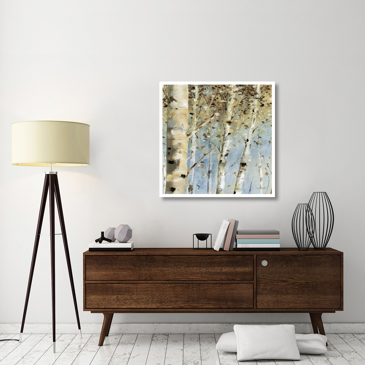White Forest IV -Paper Art-38&quotx38"