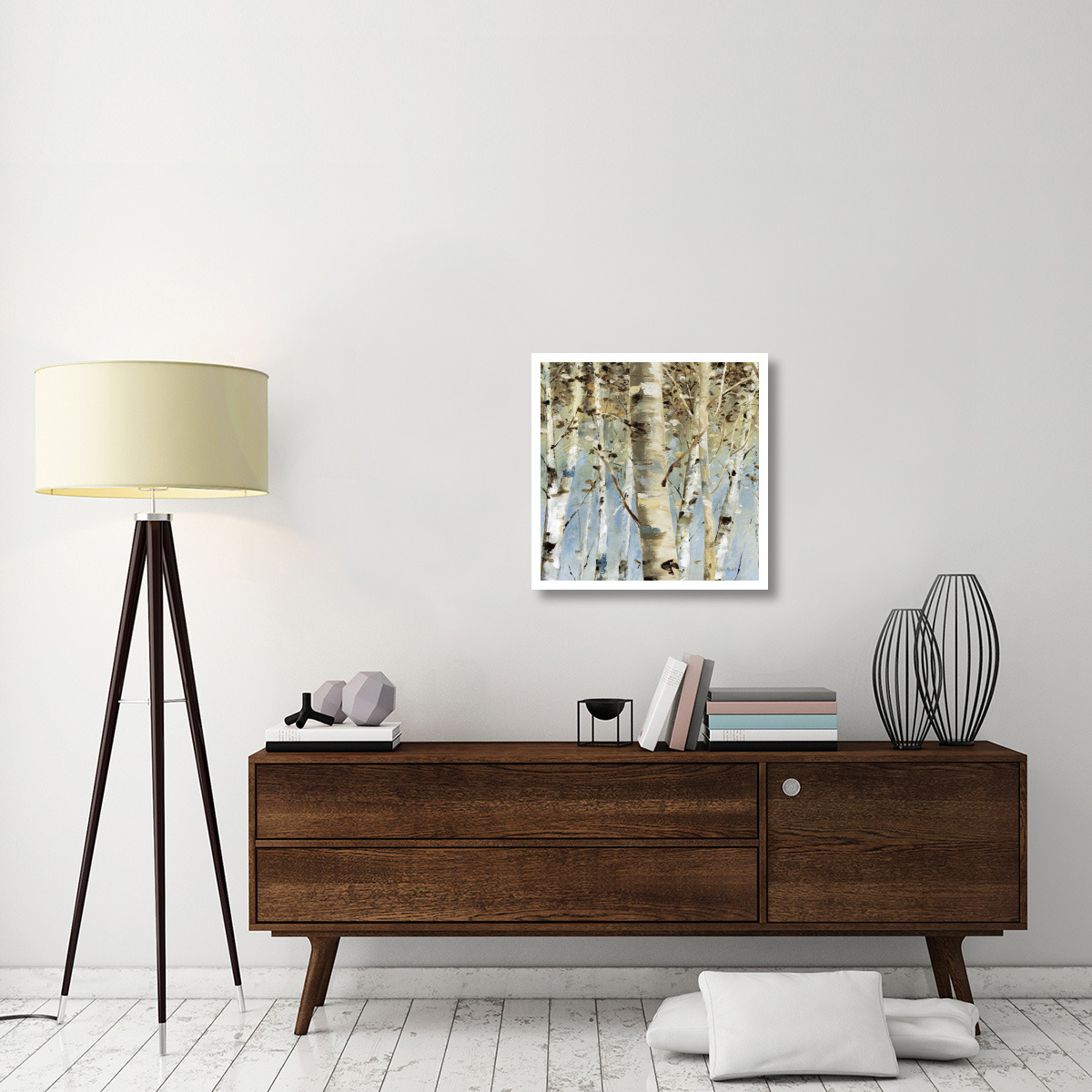 White Forest III -Paper Art-26&quotx26"