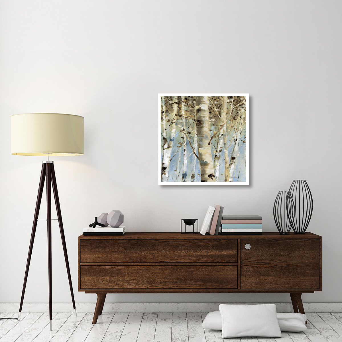 White Forest III -Paper Art-32&quotx32"