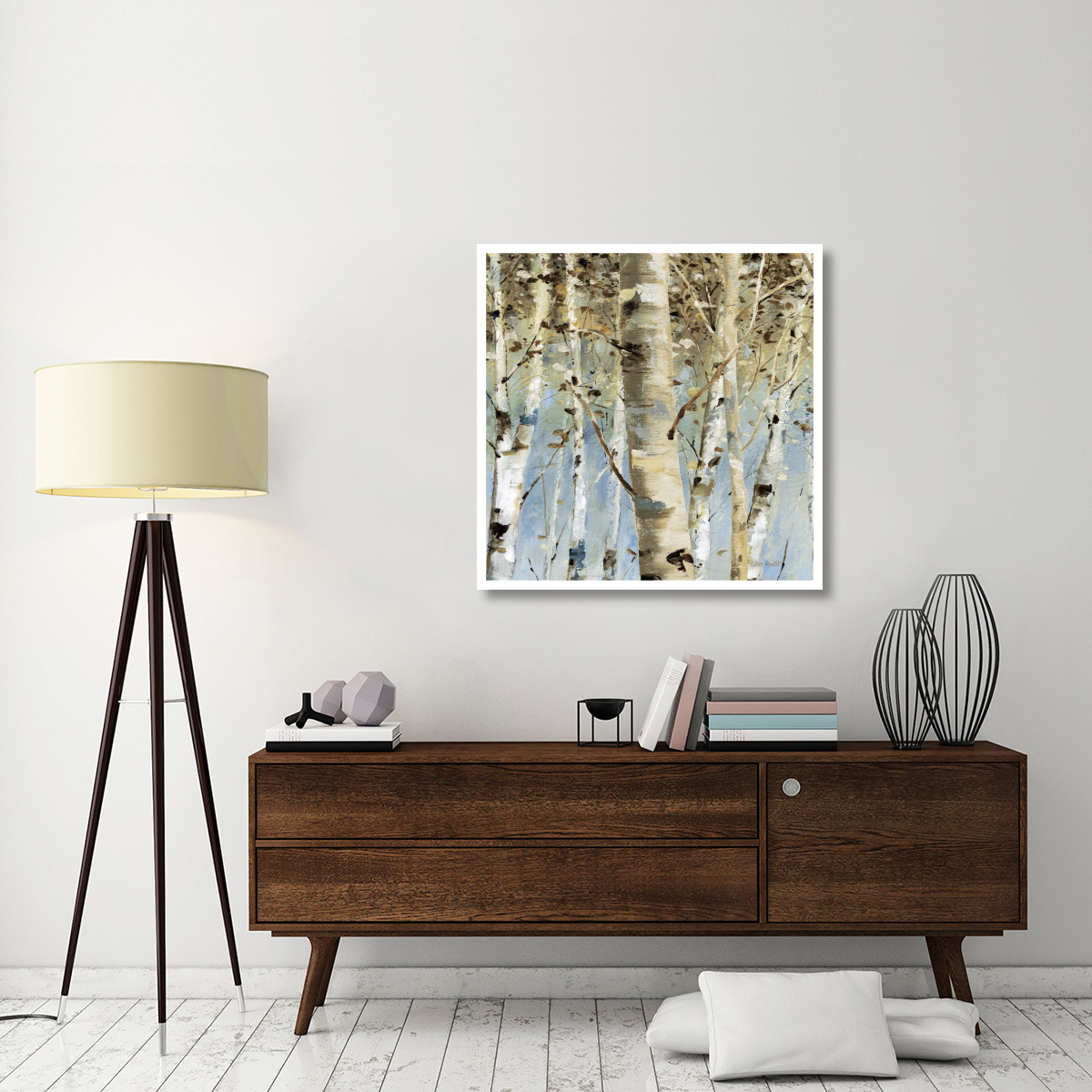 White Forest III -Paper Art-38&quotx38"