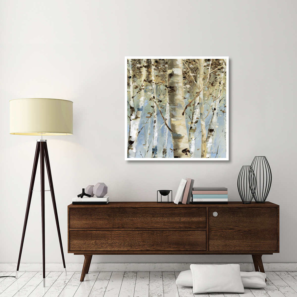 White Forest III -Paper Art-42&quotx42"
