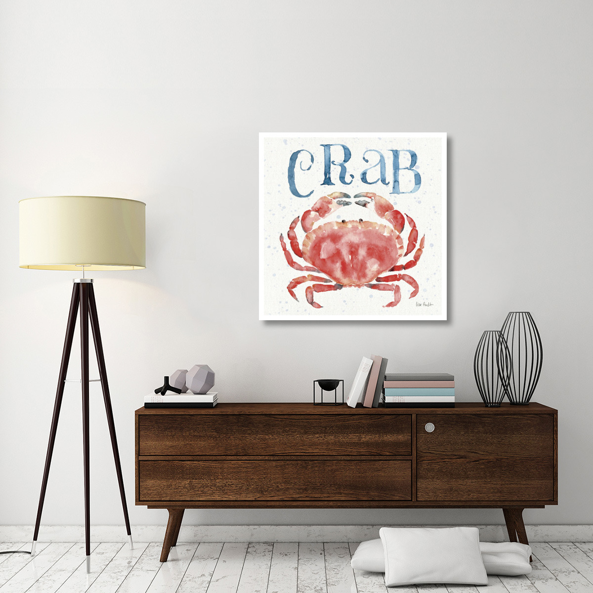 Beach House Kitchen III -Paper Art-38&quotx38"