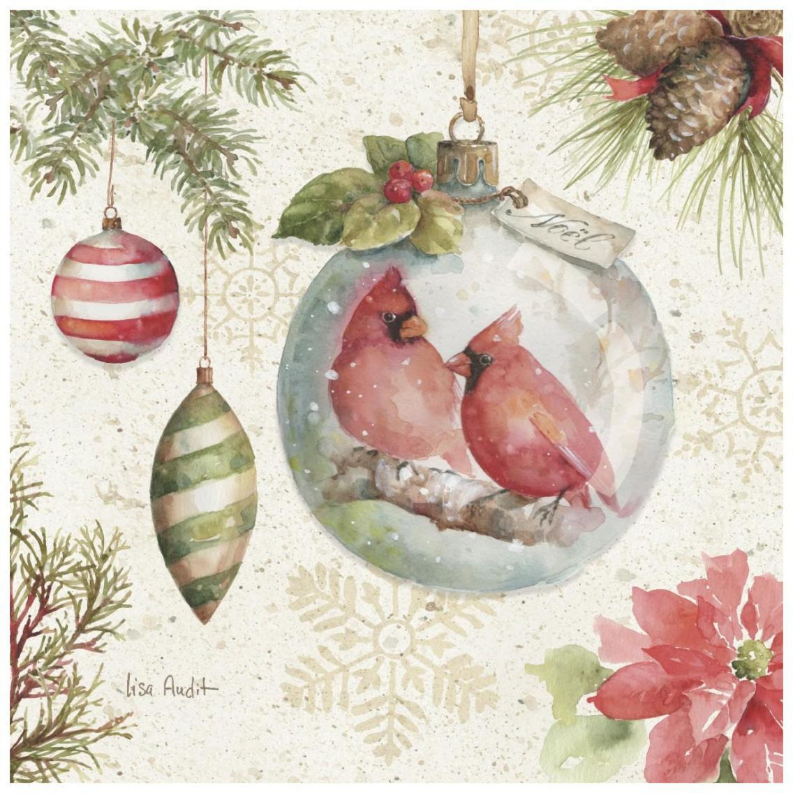 Woodland Holiday V -Paper Art-26&quotx26"