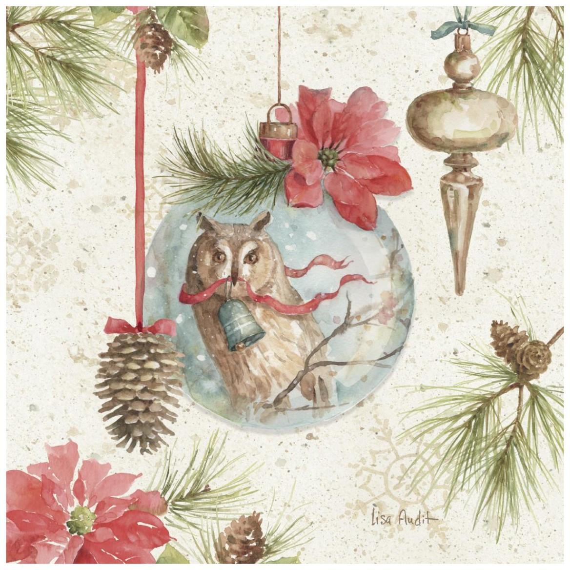 Woodland Holiday II -Paper Art-42&quotx42"
