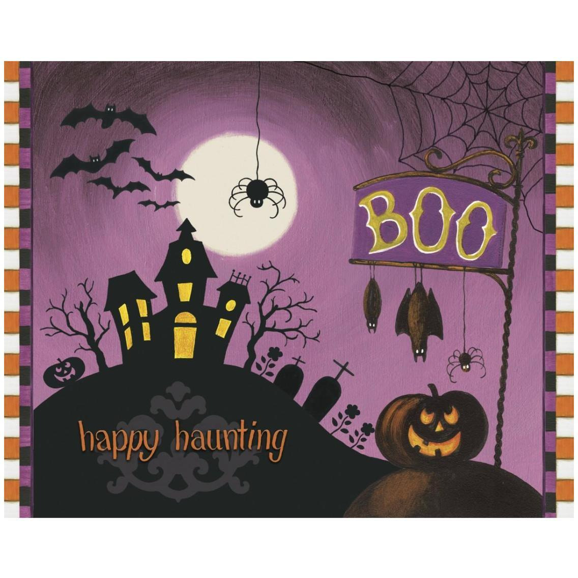 Happy Haunting Boo -Paper Art-30&quotx24"