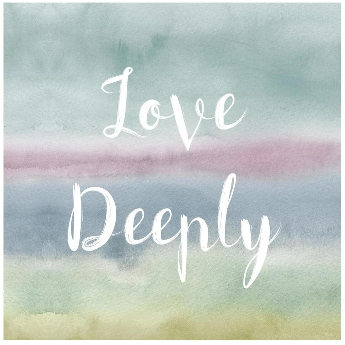 Rainbow Seeds Painted Pattern XIV Cool Love -Paper Art-20&quotx20"