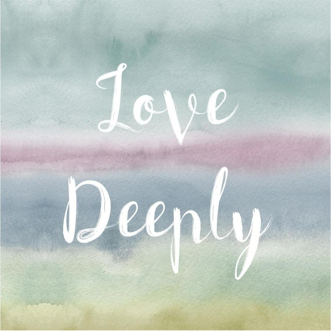 Rainbow Seeds Painted Pattern XIV Cool Love -Paper Art-38&quotx38"