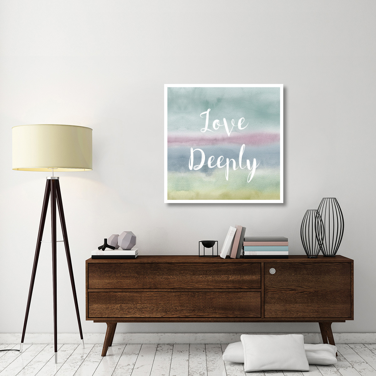 Rainbow Seeds Painted Pattern XIV Cool Love -Paper Art-38&quotx38"