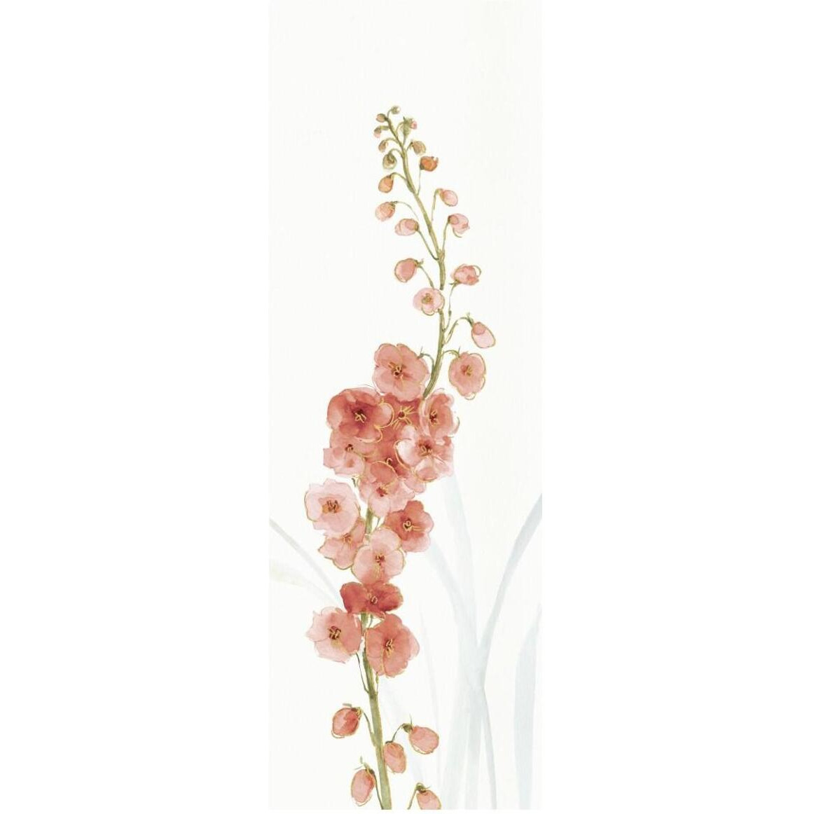 Rainbow Seeds Flowers VII Coral -Paper Art-20&quotx56"