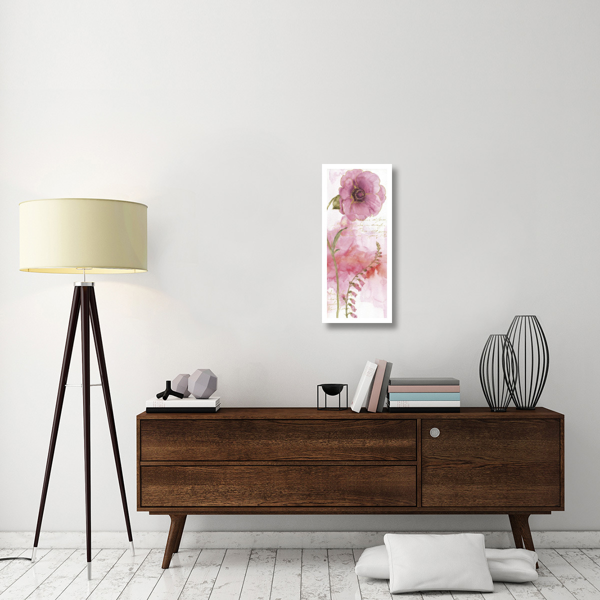 Rainbow Seeds Absract Floral II -Paper Art-14&quotx32"