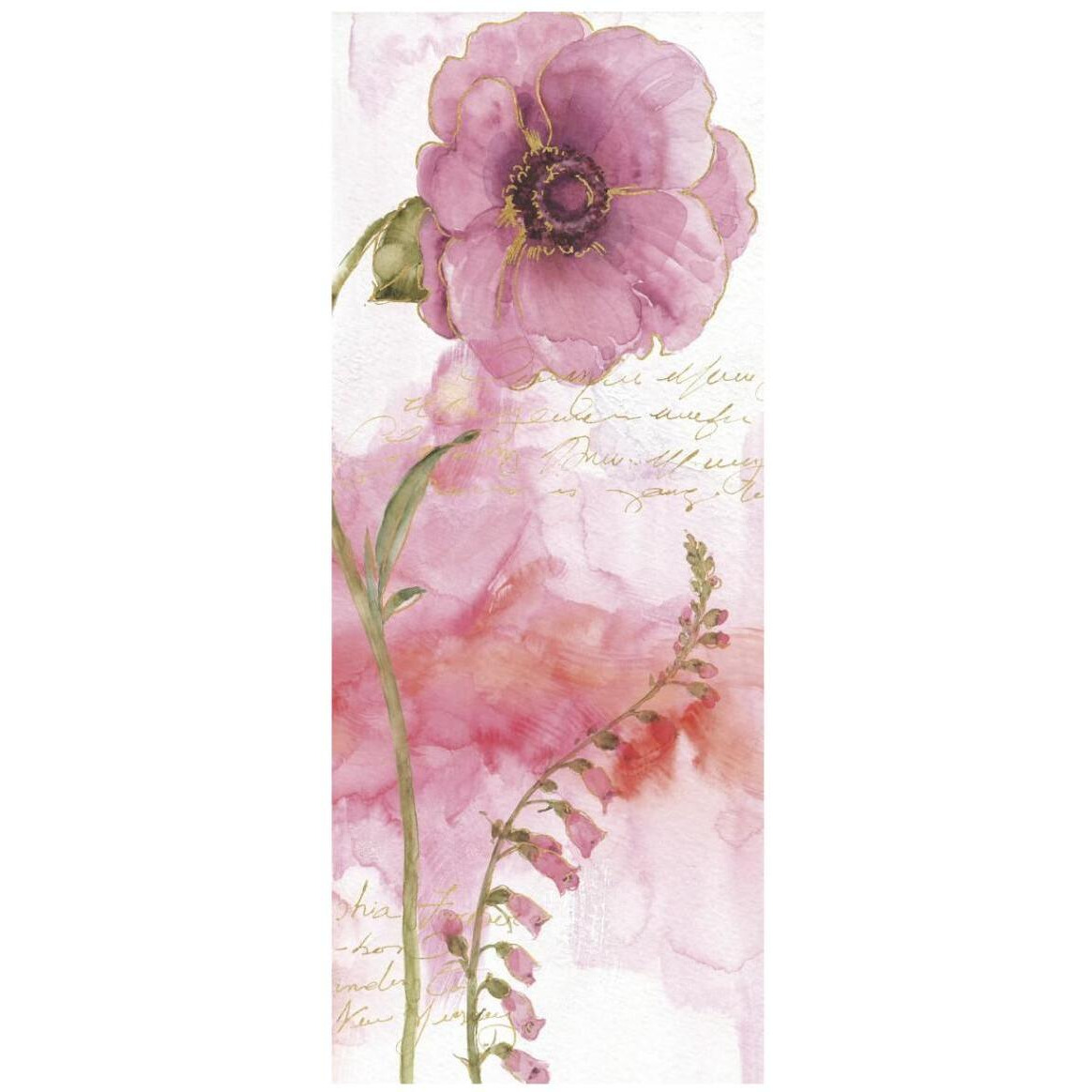 Rainbow Seeds Absract Floral II -Paper Art-18&quotx42"