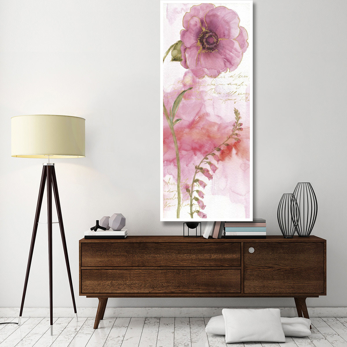 Rainbow Seeds Absract Floral II -Paper Art-32&quotx77"